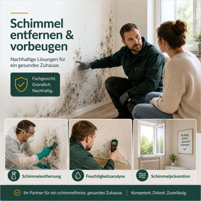 Schimmel entfernen & vorbeugen